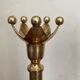 Pair of Scandinavian brass candle holders