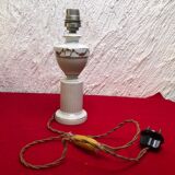 Ancien pied de lampe en porcelaine début XXème