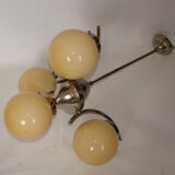 Chandelier Art deco Gisun , designed by Jaroslav Anyz in the 1930s