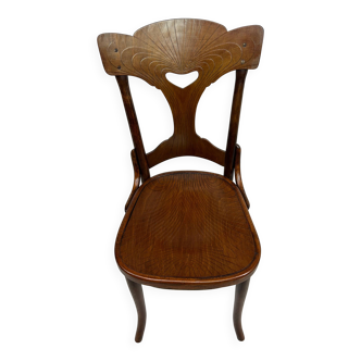 Very rare Jugendstil dining chair no. 522 by Thonet