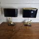 Pair of brass duck lamps from the 70s