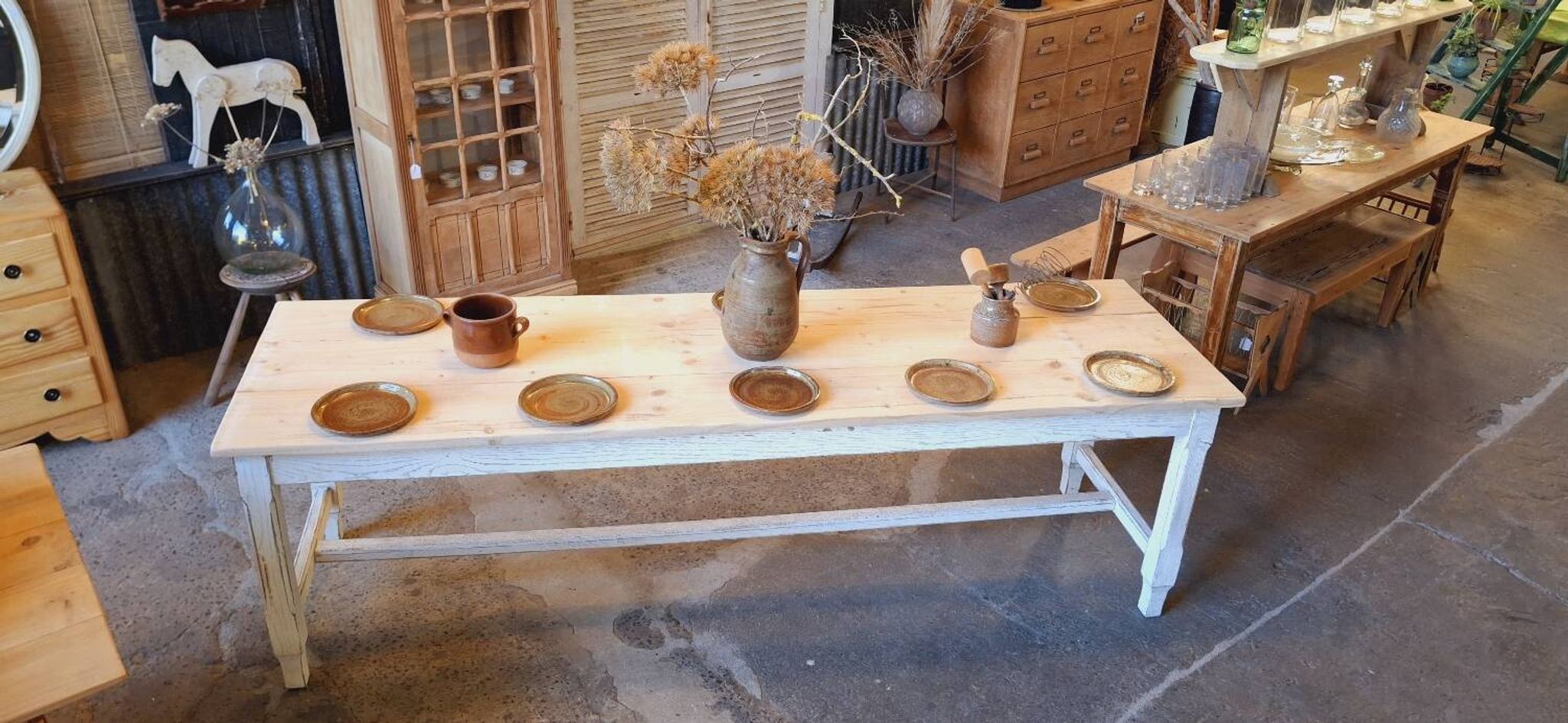 Old farmhouse table