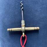 Bronze corkscrew in the shape of a boat anchor