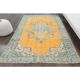 1970s Vintage Turkish Hand-Knotted Wool Cotton Brown Area Rug 176x274