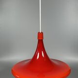 1960s/70s UFO Ceiling Lamp Hanging Lamp by Doria Leuchten Glass Space Age