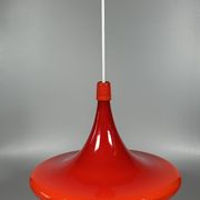 1960s/70s UFO Ceiling Lamp Hanging Lamp by Doria Leuchten Glass Space Age