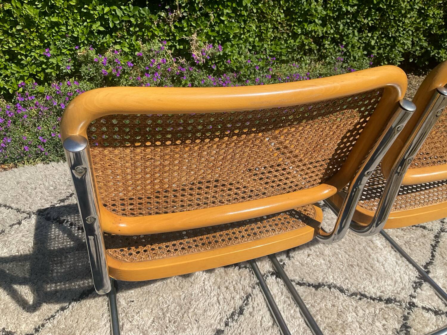 Paire de chaises Marcel Breuer Cesca B32