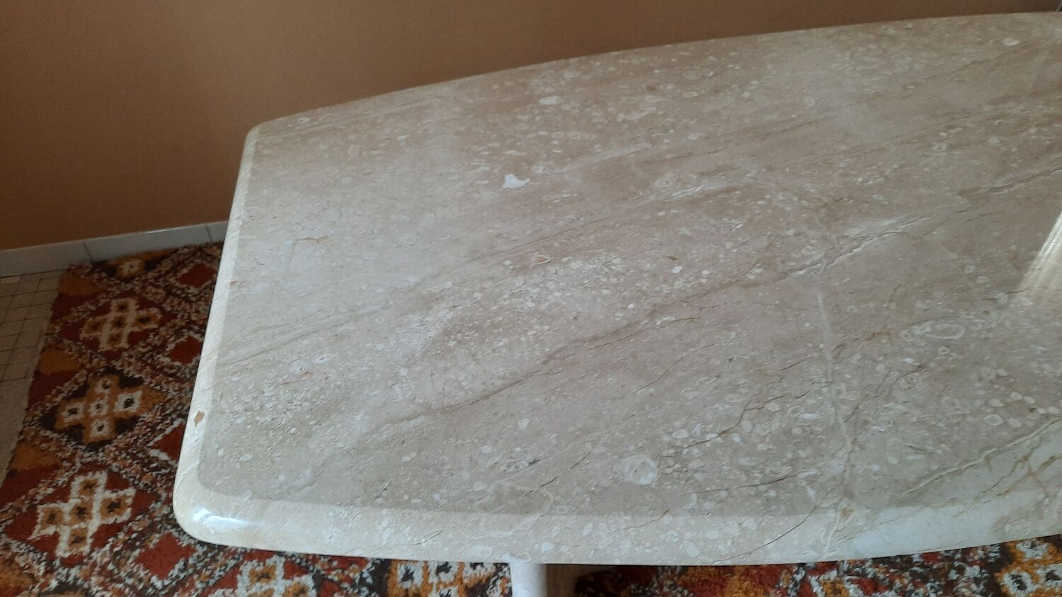 Travertine table