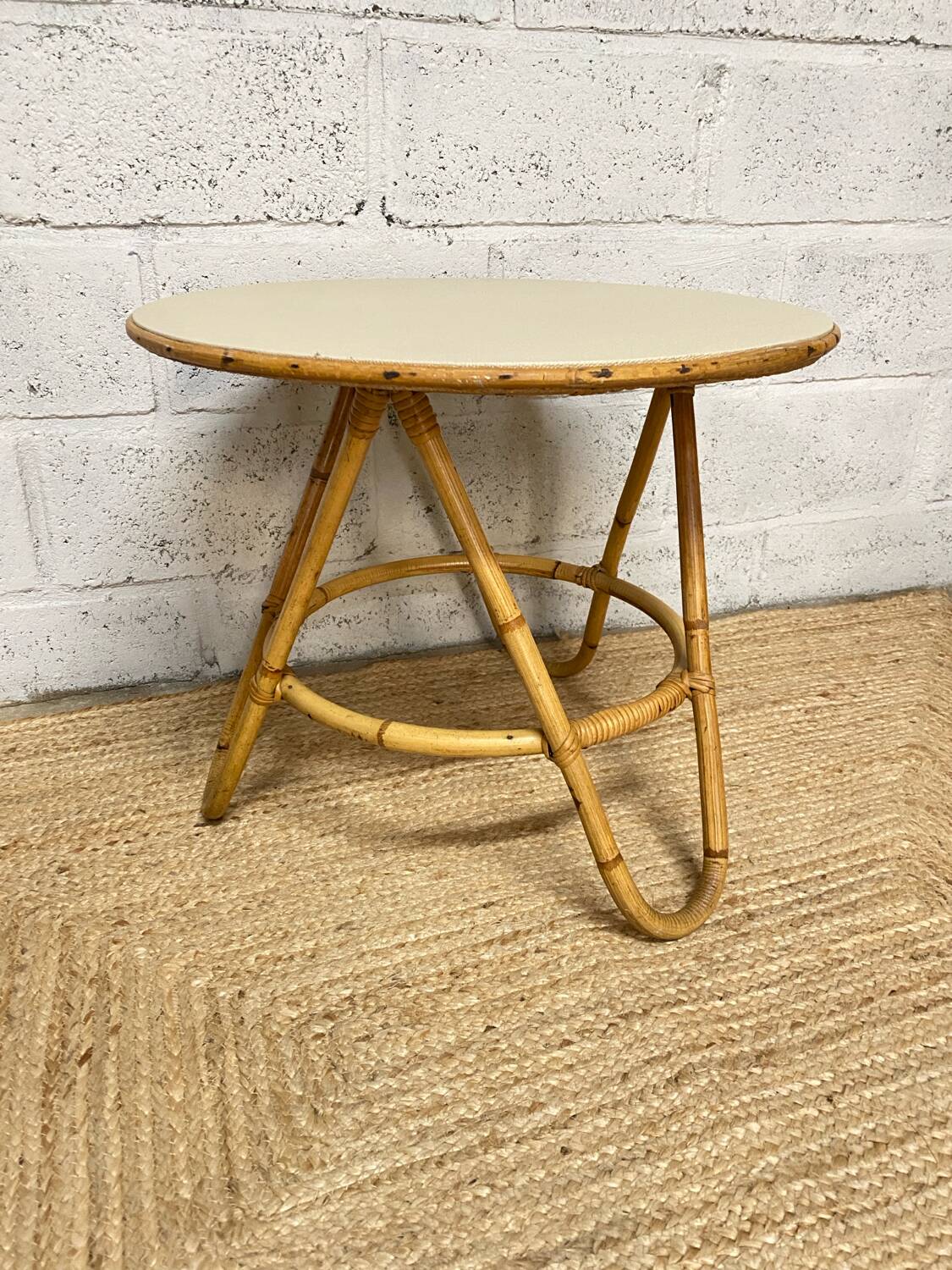 Small rattan table