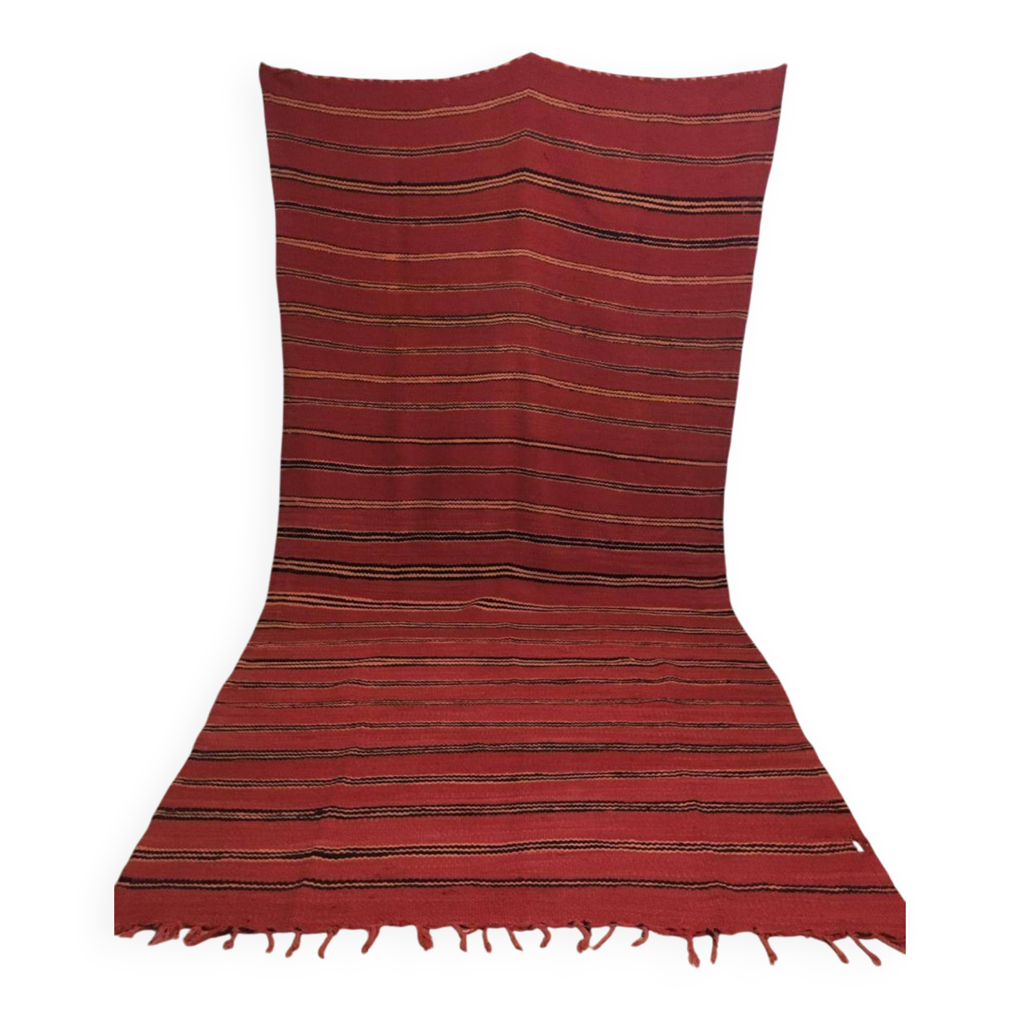 Vintage Berber red rug 370cm×187cm