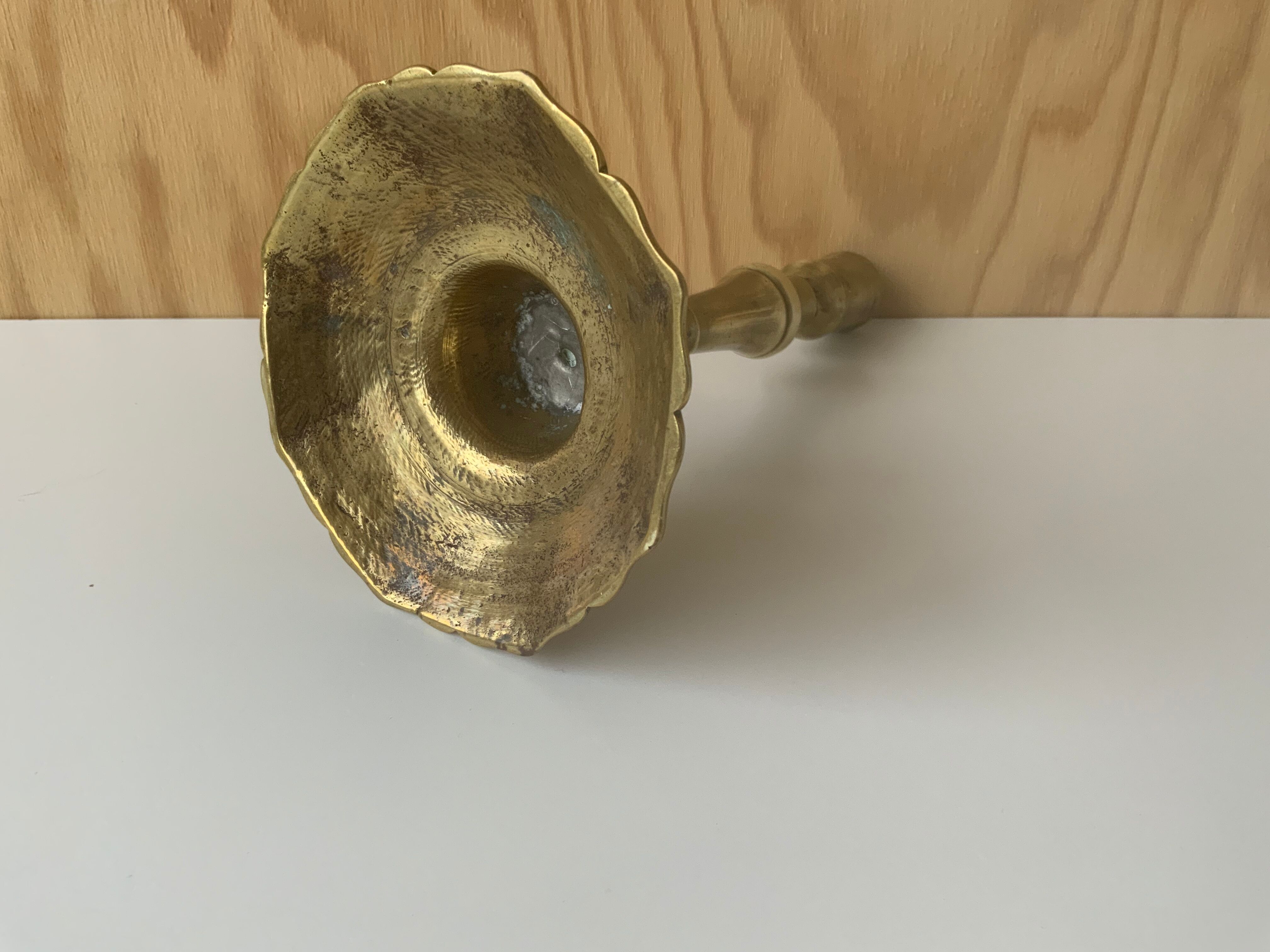 Brass candle holder