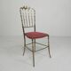 Chaise style Hollywood Regency, Chiavari, années 1960