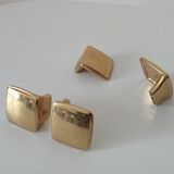 Vintage furniture handles in solid gilded brass