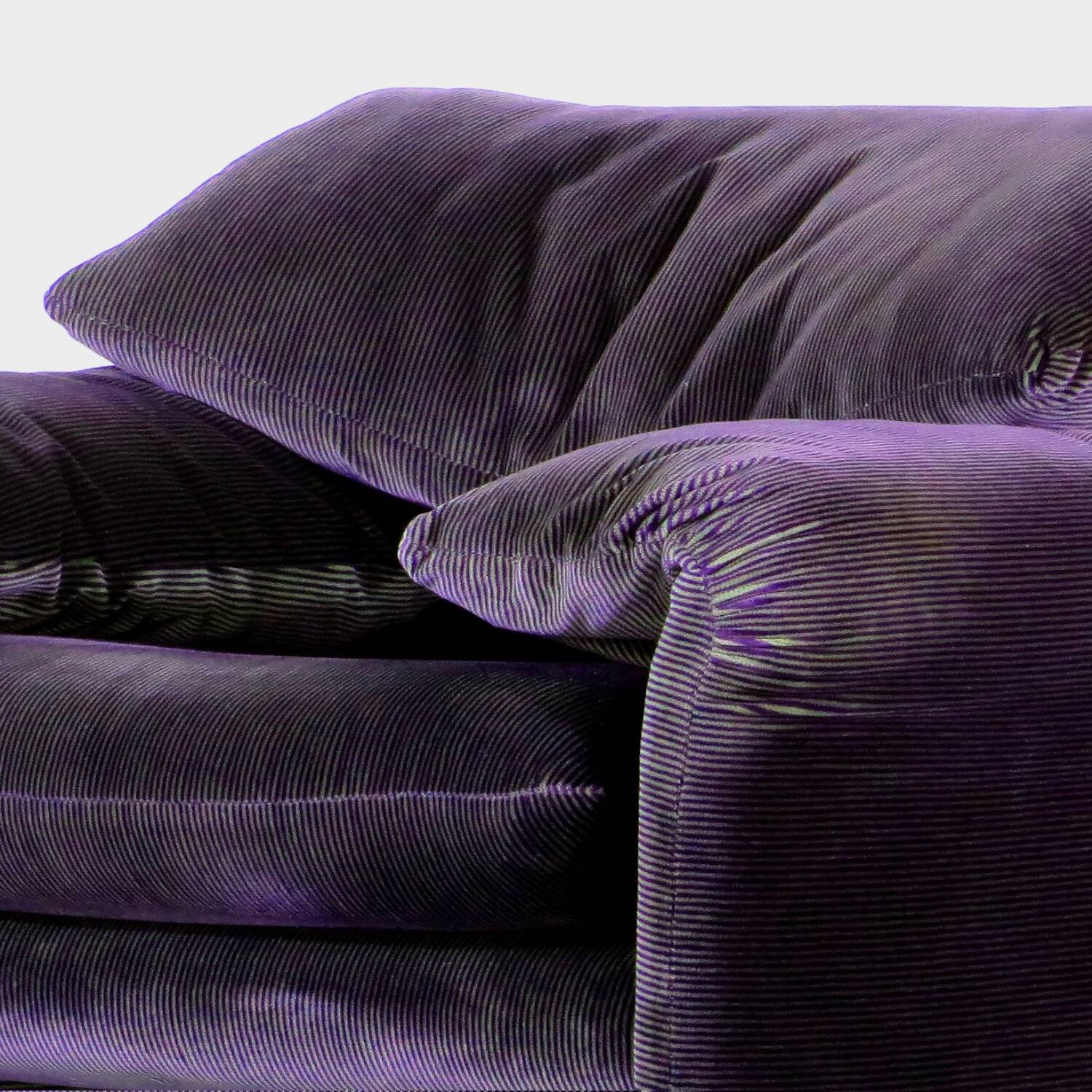 Mid century velvet lounge chair Maralunga by Vigo Magistretti for Cassina - Italy, 1970s