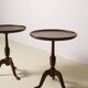 Paire de tables d'appoint en acajou par Anton Kildeberg, Danemark, années 1960.