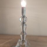 Lampe de chevet en verre acrylique années 1960