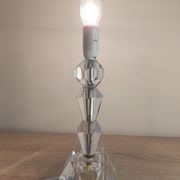 Lampe de chevet en verre acrylique années 1960