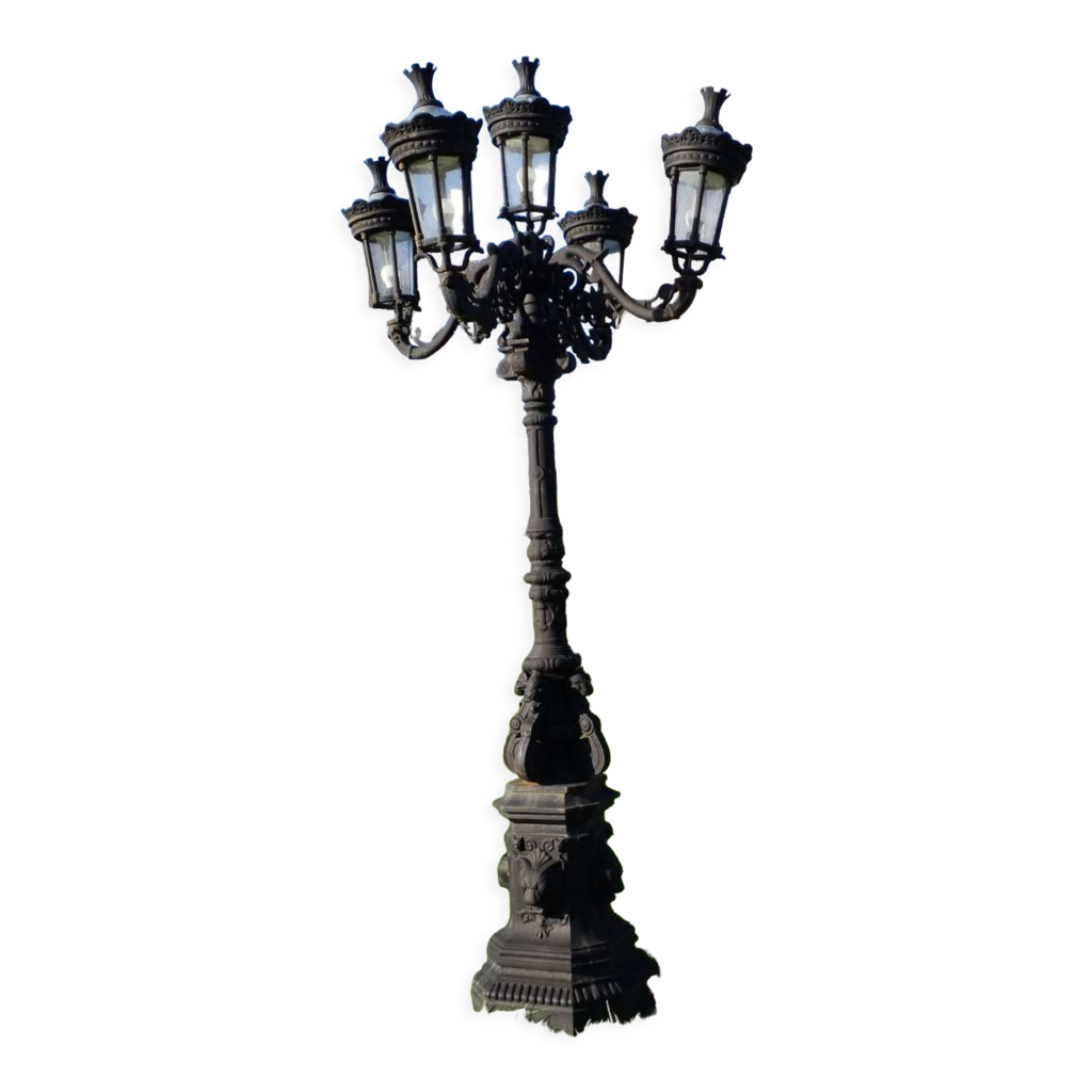 Candélabre en fonte Selency