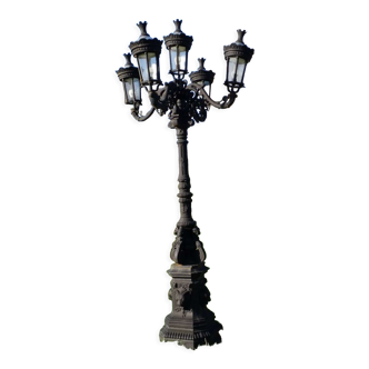Cast iron candelabra