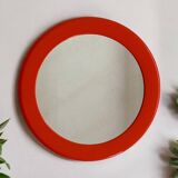 Round orange mirror SYLA 1970