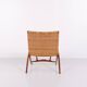 Armchair / folding chair – model JH 512 “The Fireplace Chair” – patinated oak – original cane – Hans J. Wegner – Johannes Hansen – 1950s