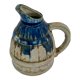 Enamelled ceramic pitcher
