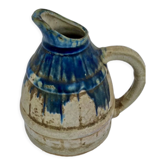 Enamelled ceramic pitcher