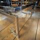 Table basse Belgo Chrome de style Hollywood Regency
