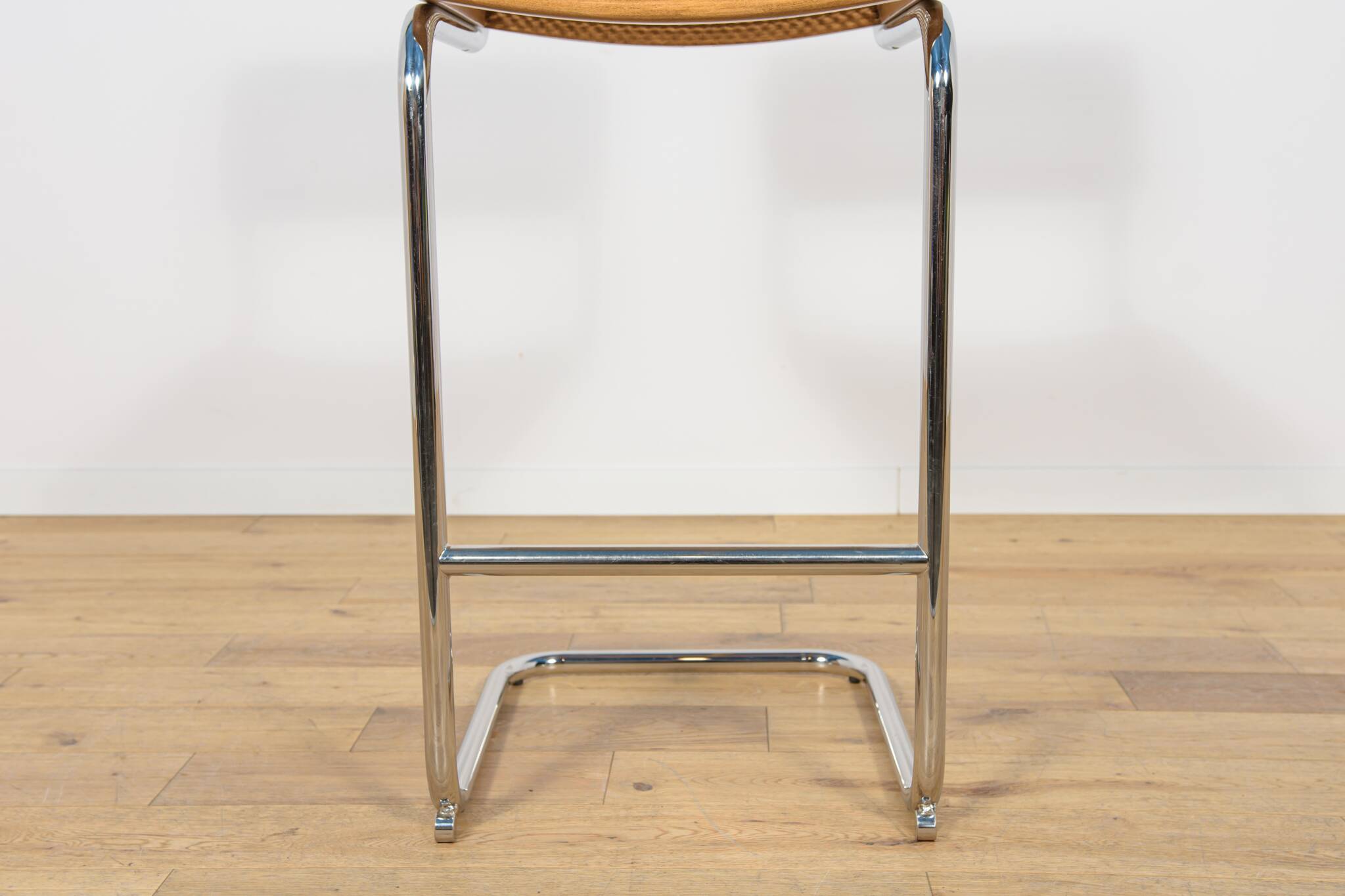 Chrome-Plated Bar Stools Typ Cesca, Italy, 1970s