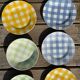 Set of 9 Digoin plates Scottish model