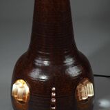 Large resin table lamp from the Accolay workshops, 70s