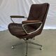 Tobacco leather office chair