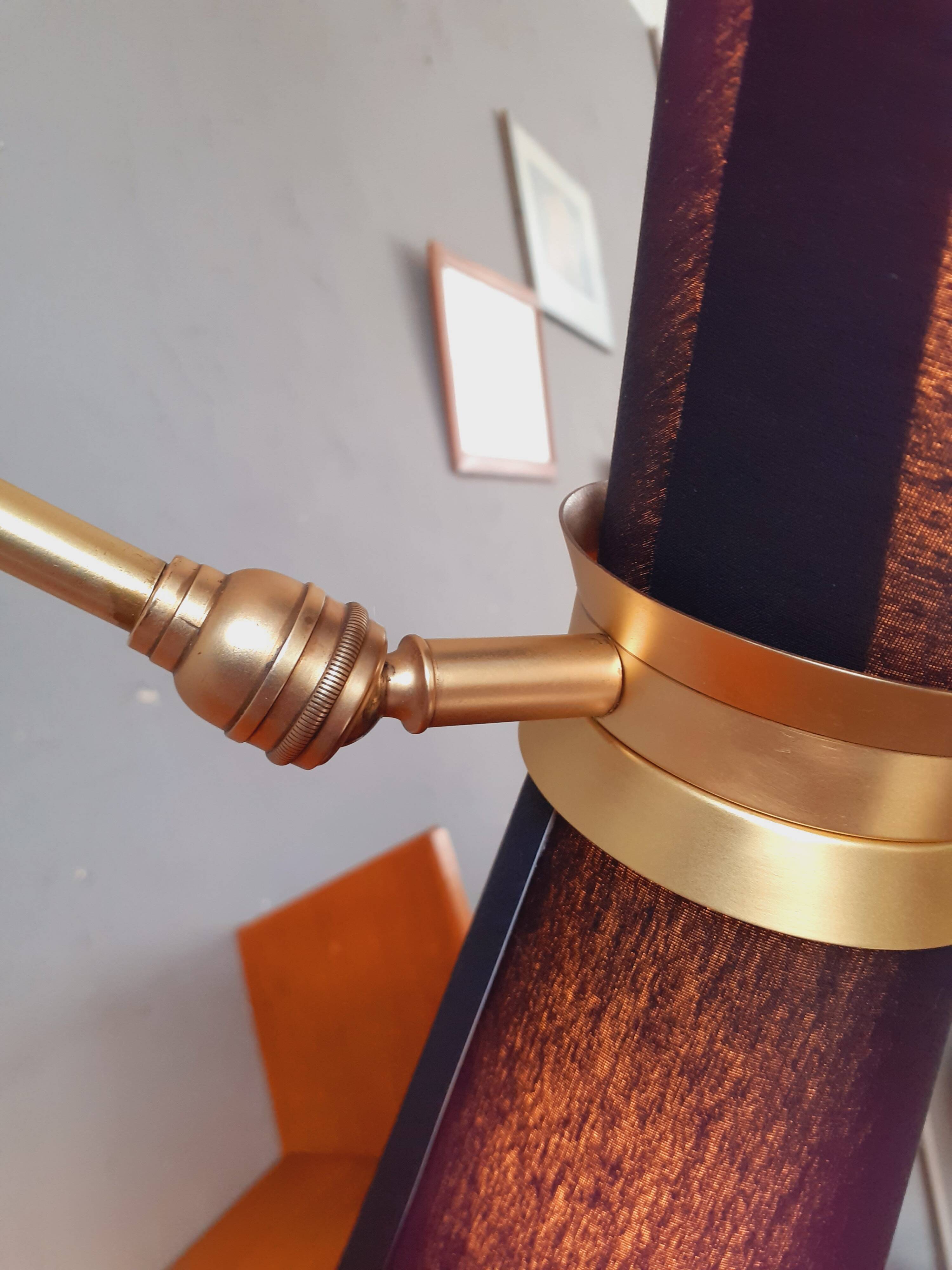 Wall-mounted oak desk from the 1950s.