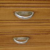 Art Deco bedside table in oak, restored