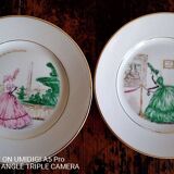 Gaston Le Beuze for ROBJ - 12 plates and 1 course - walk in Paris - faience