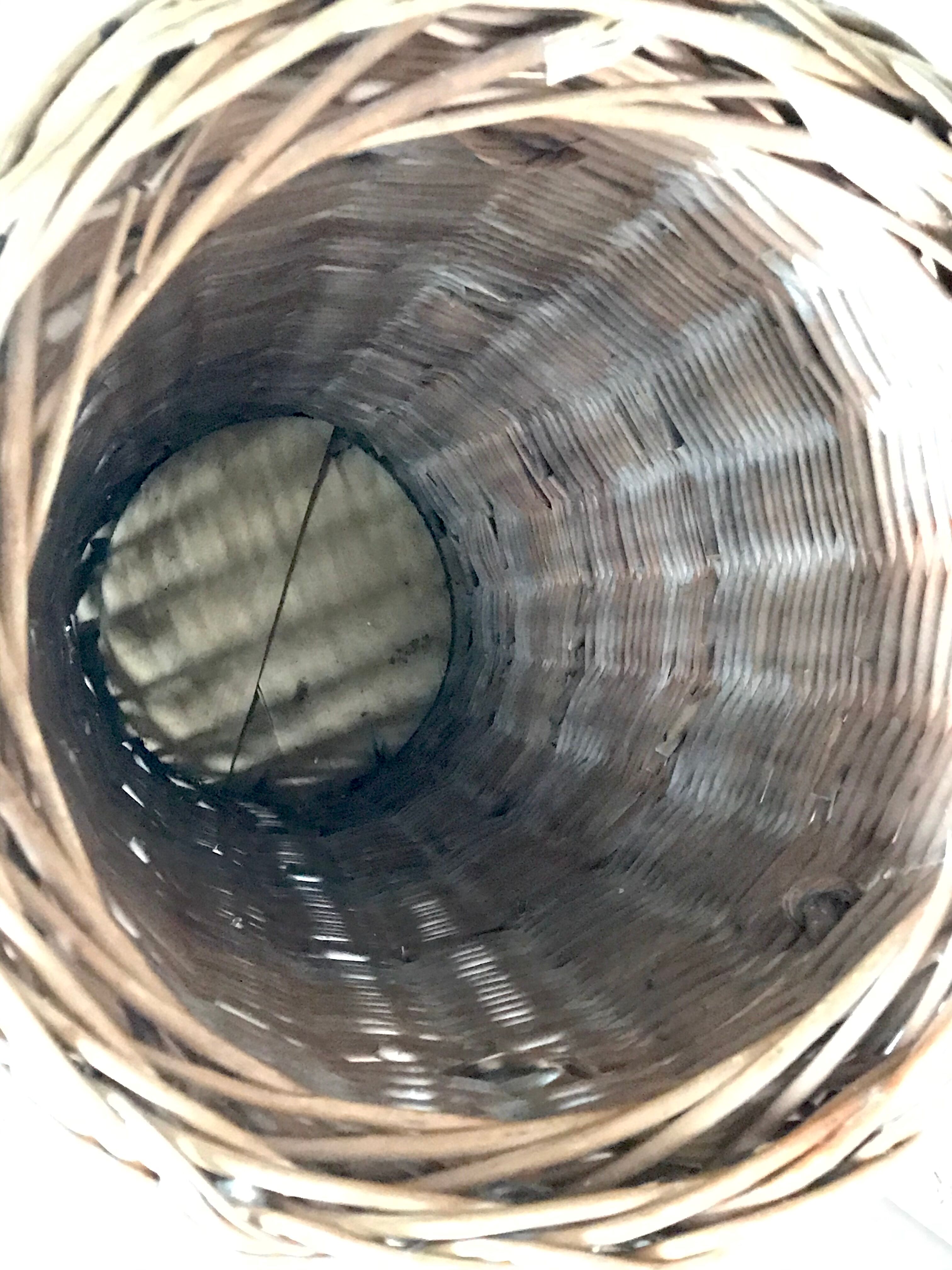 Vintage wicker basket 73cm