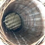 Vintage wicker basket 73cm