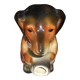 Antique Erphila Dachshund Dog Majolica Teapot