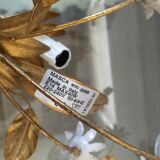 Suite de trois appliques fleurs, Masca Italie