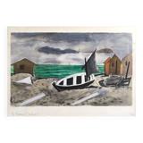 Lithograph by Georges Braque "At Varengeville", 1959