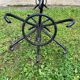 Black parrot coat rack