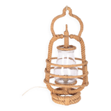 Rope lantern lamp, 50s/60s