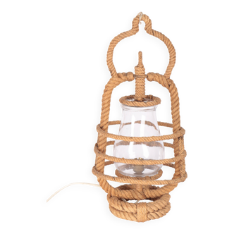 Rope lantern lamp, 50s/60s