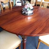 19th century round mahogany table