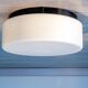 Large modernist ceiling light from the 60s, Vianne glassware, new.