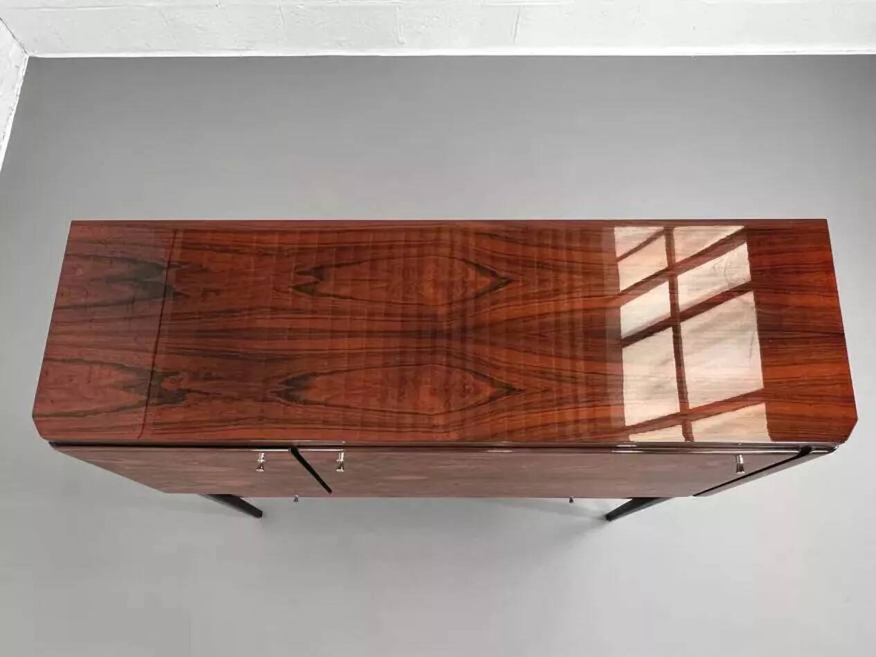 Meuble bar en palissandre années 50 -60