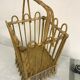 Vintage rattan basket