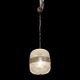 Vintage italian glass light pendant lamps, set of 2