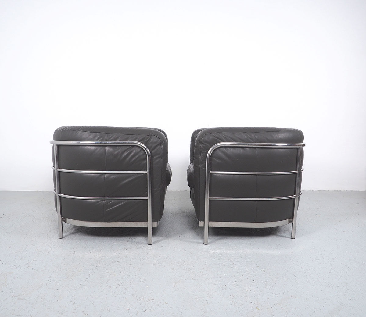 Italian Leather Onda Armchairs from Zanotta, 1980