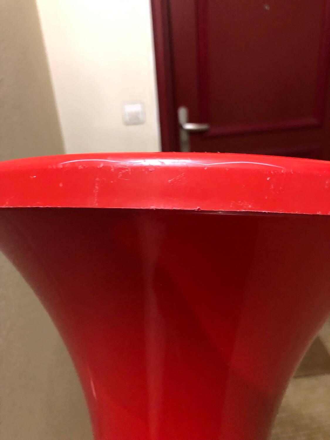 Red Tam Tam stool – official reissue – iconic design